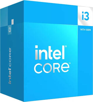 Intel Core i3-14100, 4C/8T, 3.50GHz, boxed, Sockel Intel 1700 (LGA1700), Socket V, Raptor Lake-S CPU