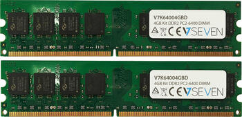 DDR2RAM 2x 2GB DDR2-800 V7, CL6 Kit