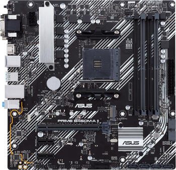ASUS Prime B450M-A II, µATX Mainboard, 4x DDR4, max. 128GB, 1x VGA, 1x DVI-D, 1x HDMI 2.0b