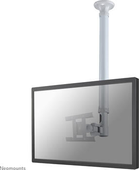 Neomounts by Newstar FPMA-C100SILVER Deckenhalterung für 1x Monitor, 10-30 Zoll, max. 12.00kg