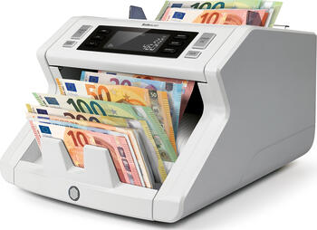 Safescan 2265, Banknotenzähler für unsortierte Banknoten mit 5-facher Falschgelderkennung