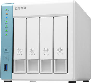 QNAP Turbo Station TS-431K, 1GB RAM, 2x Gb LAN, bis zu 4 Festplatten