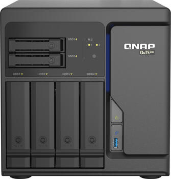 QNAP QuTS hero TS-h686-D1602-8G, 4x 2.5GBase-T bis zu 4 Festplatten