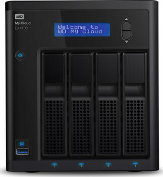 WD My Cloud EX4100 8TB NAS 4-Bay inkl. 2x 4TB WD Red