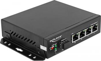 Delock Gigabit Ethernet Switch 4 Port + 1 SFP 
