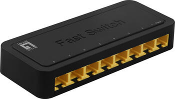LevelOne FEU Desktop Switch, 8x RJ-45, Backplane: 1.6Gb/s 