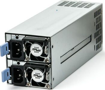 550W Fantec NT-MRredundant, EPS12V, 2HE Servernetzteil 