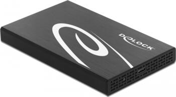 Delock Externes Gehäuse für 2.5 Zoll SATA HDD / SSD mit SuperSpeed USB 10 Gbps (USB 3.1 Gen 2)