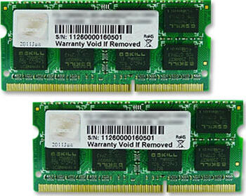 DDR3RAM 8GB DDR3-1600 G.Skill SQ Series SO-DIMM, CL11-11-11-31