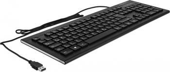 Delock Water-Drop  USB Tastatur kabelgebunden 1,5 m, Layout: DE, schwarz