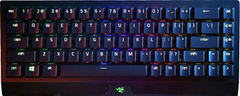 Razer BlackWidow V3 Mini HyperSpeed, Layout: DE, mechanisch, Razer YELLOW, RGB, Gaming-Tastatur