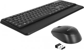 Delock USB Tastatur und Maus Set 2,4 GHz kabellos schwarz 