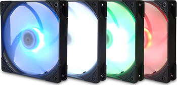 Scythe Kaze Flex 140 Square RGB PWM 1200rpm, 140x140x27mm, 28.5-114.2m³/h, 19.4dB(A), Vibrationsdämpfer