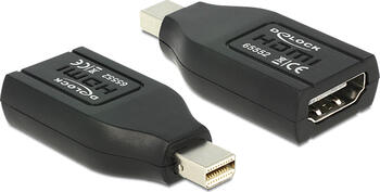 Adapter Mini-DisplayPort 1.1 Stecker auf HDMI Buchse DeLock