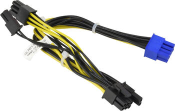 0,2m Supermicro CBL-PWEX-1017 Internes Stromkabel 8-pin EPS12V auf 2 x PCI-E(6+2 pin)