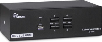 Inter-Tech AS-42HA HDMI Tastatur/Video/Maus KVM-Switch 