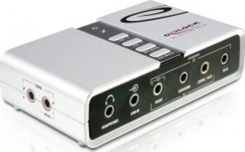 Delock USB-Adapter auf 7.1 Audio, USB Soundkarte 