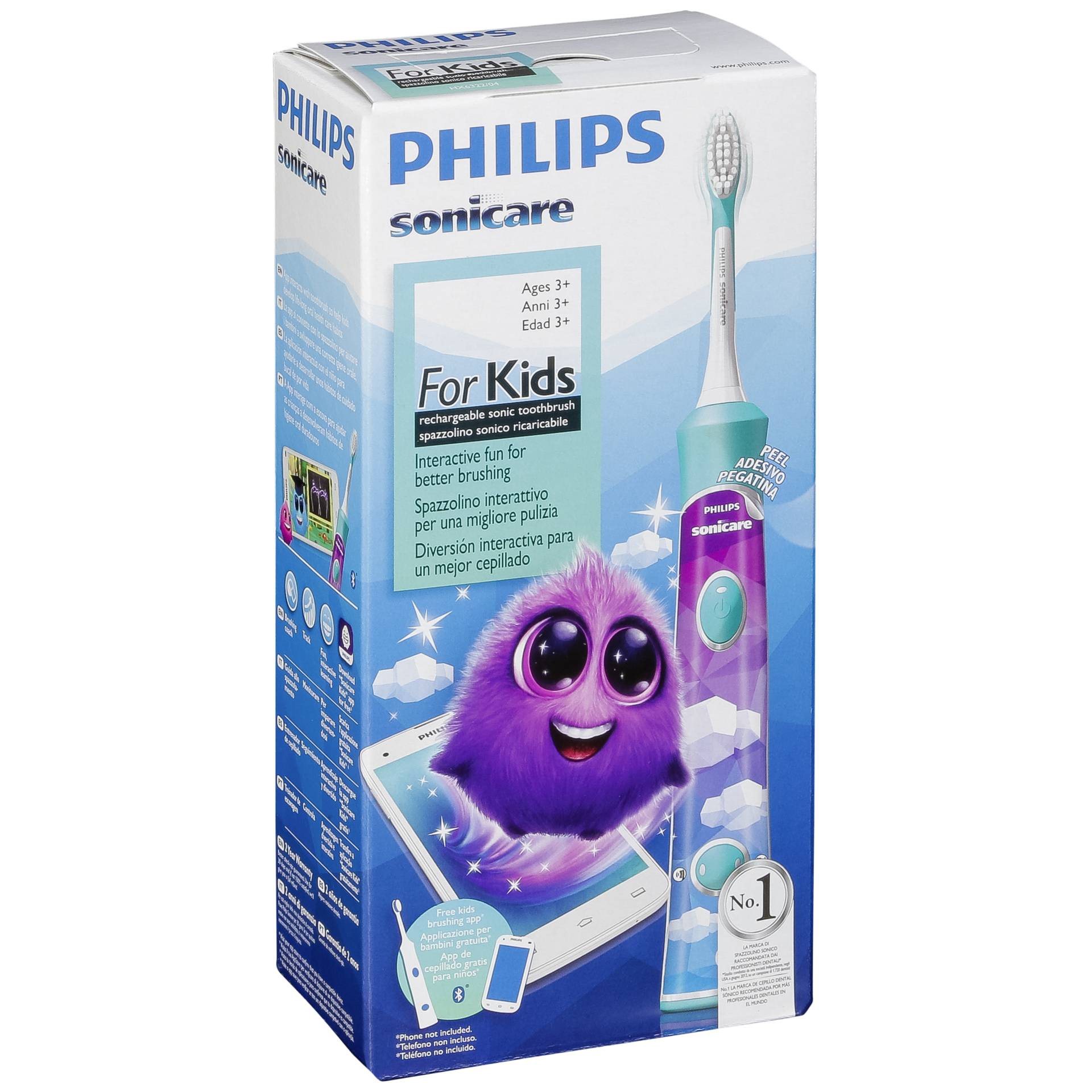 Philips Sonicare For Kids For Kids HX6322/04 Elektrische Schallzahnbürste