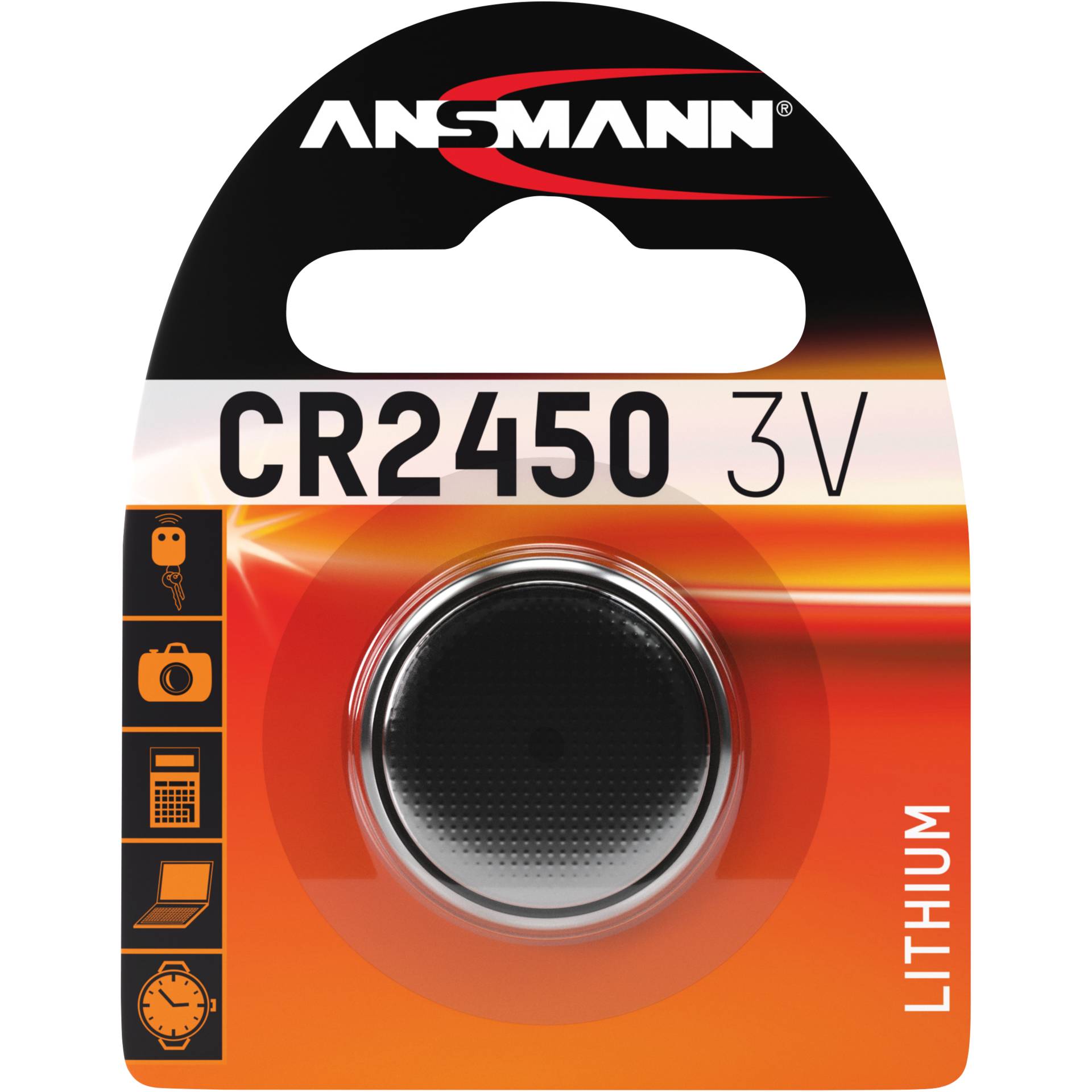 Ansmann Lithium 3V  CR 2450 Knopfzelle 