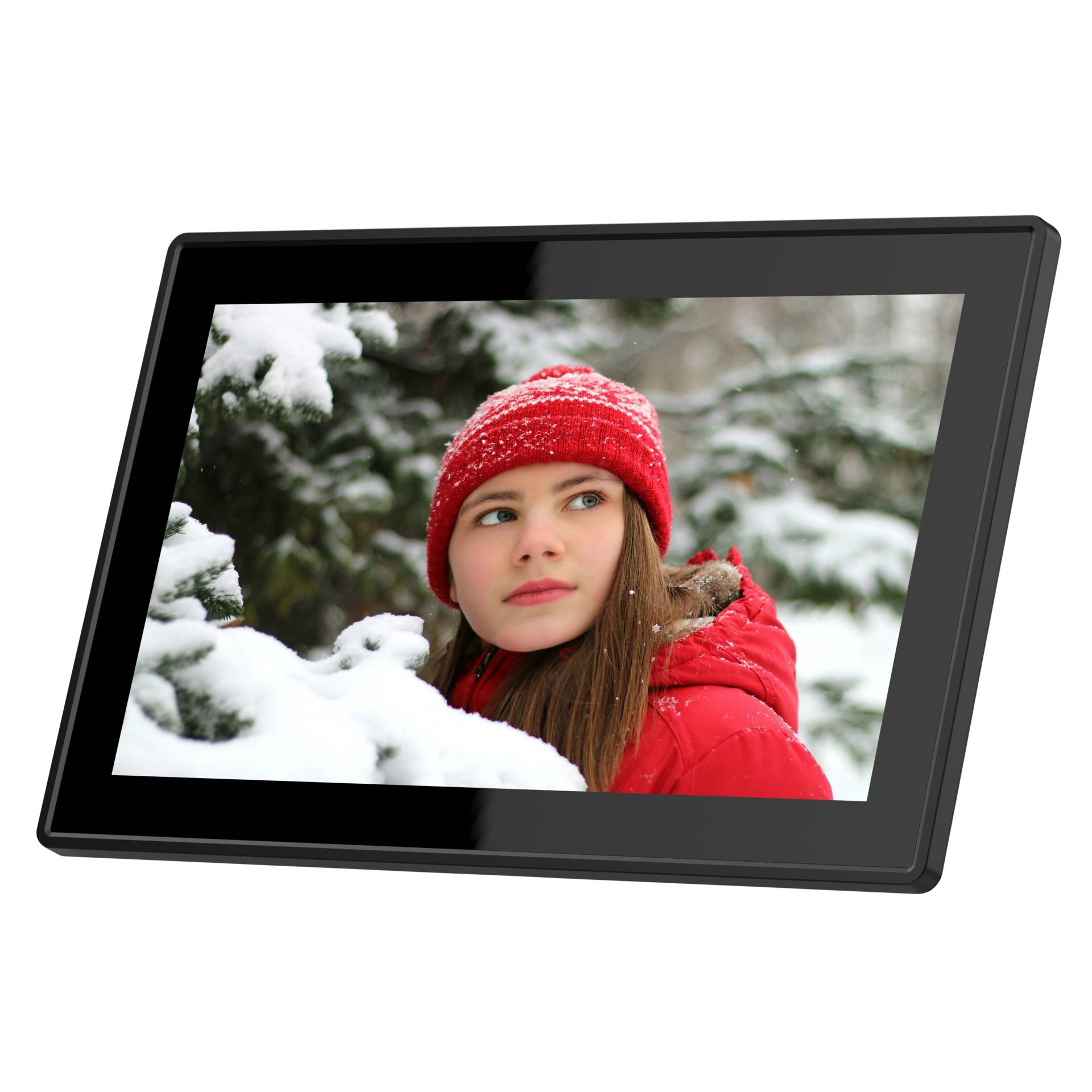 15.6 Zoll Braun DigiFrame 1518 Wi-Fi, 8GB, SD/SDHC, mit Touchscreen, Bewegungssensor