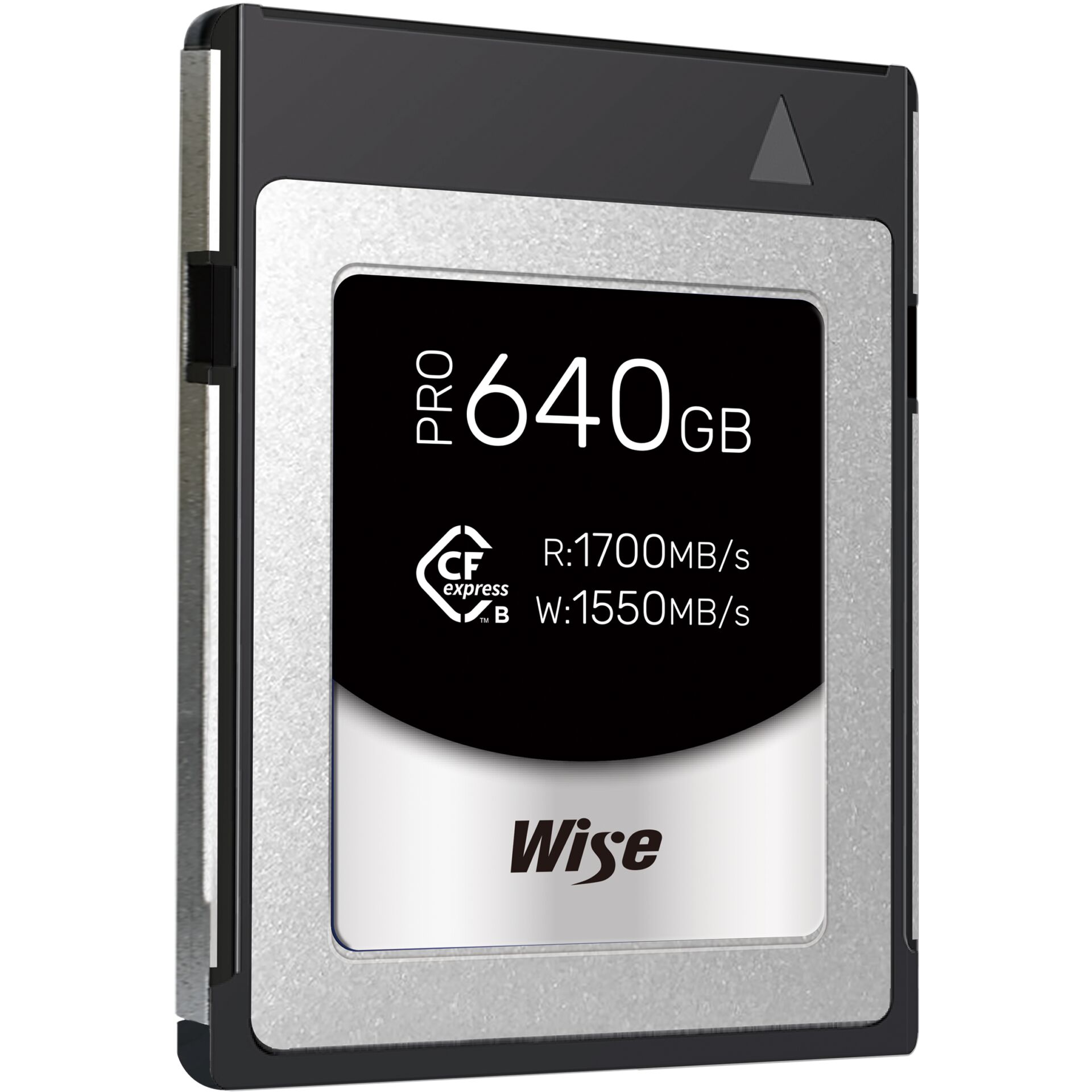 640 GB Wise Advanced CFX-B PRO Series R1700/W1550 CFexpress Type B Speicherkarte, lesen: 1700MB/s, schreiben: 1550MB/s