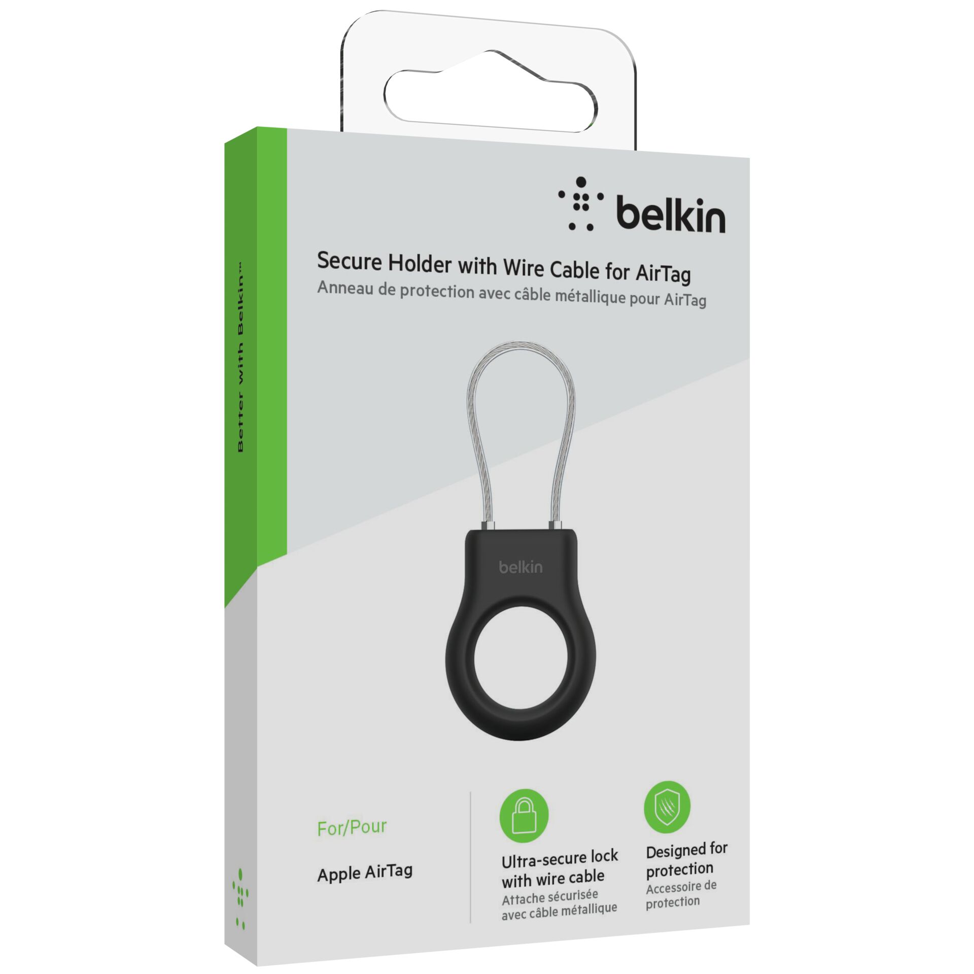 Belkin Secure Holder Drahtschl. Apple AirTag, schwarz MSC009btBK