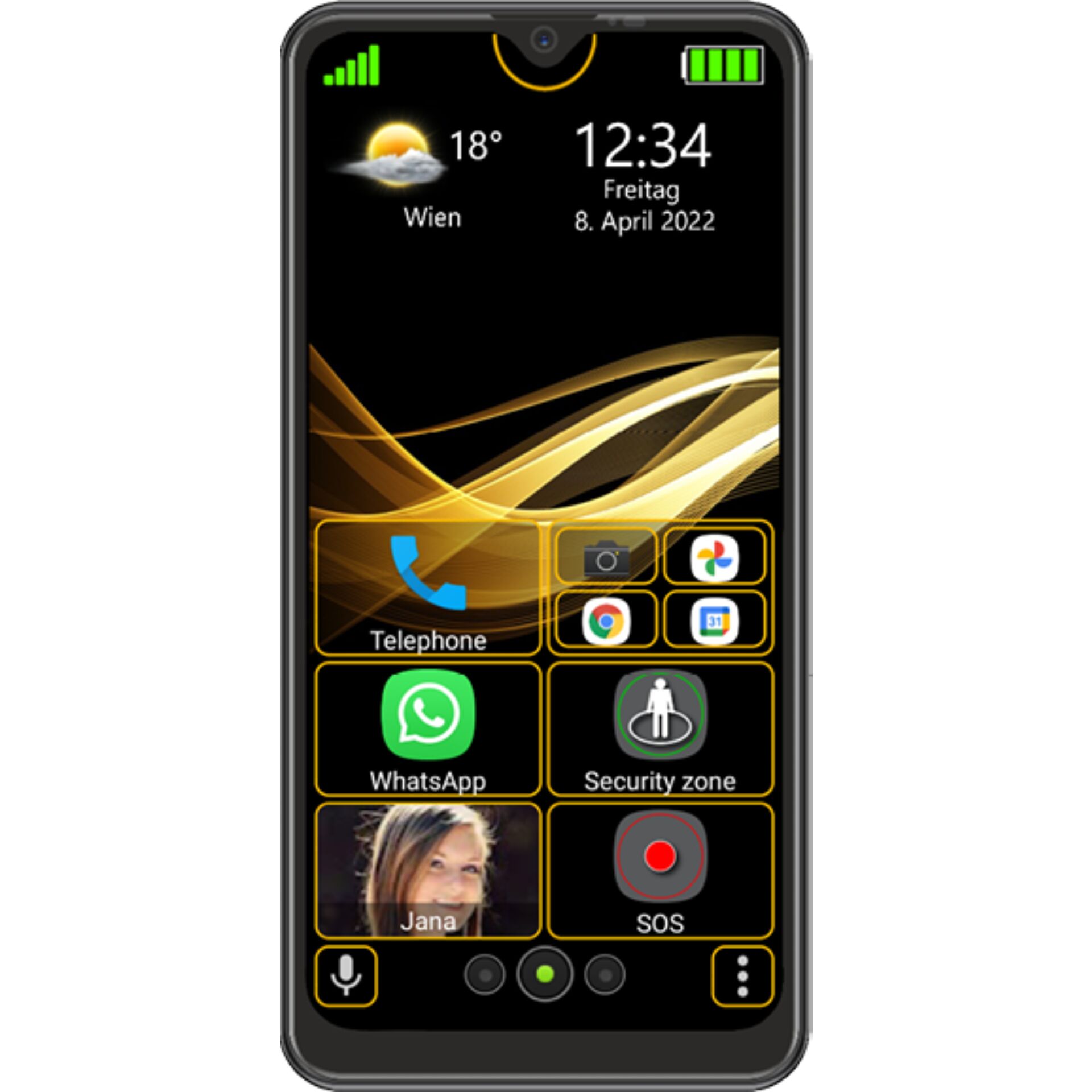 Bea-fon M6s plus schwarz, 6.26 Zoll, 13.0MP, 3GB, 32GB, Android Smartphone