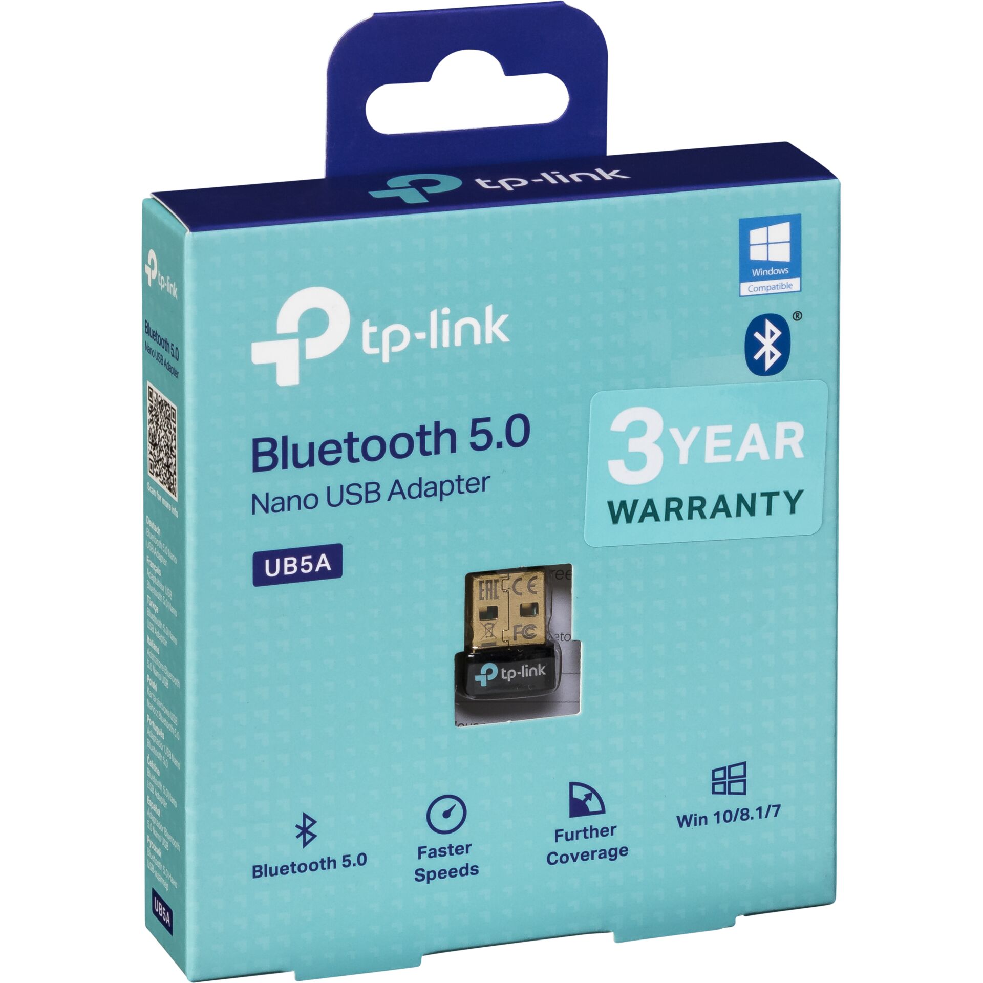 Bluetooth-Adapter TP-Link UB5A  (BT5.0/Nano/USB 2.0) 