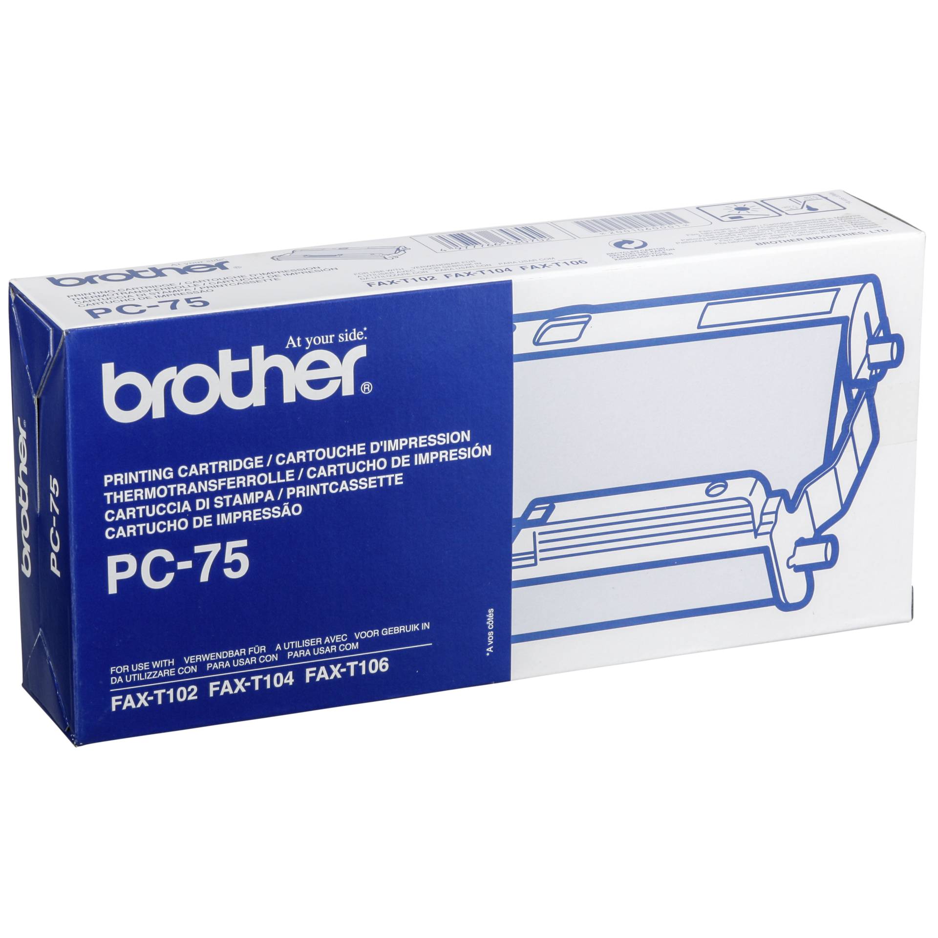 Brother PC-75 Thermotransferrolle 144 Seiten