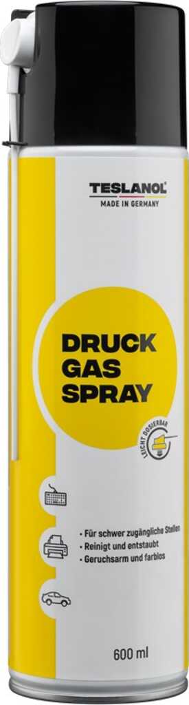 Teslanol Druckgasspray/ Druckluftspray 600 ml Druckluftreiniger