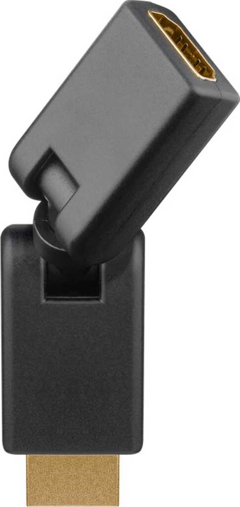 HDMI-Adapter A-Buchse > A-Stecker 360° frei abwinkelbar 
