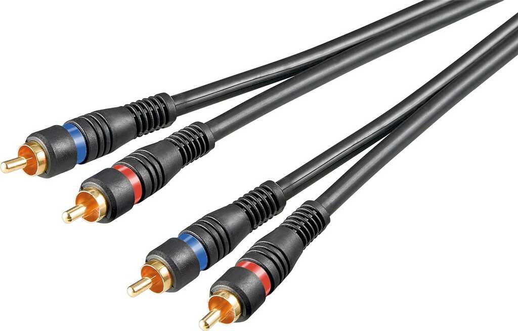 2m Audio-Kabel OFC 2x Cinch, Premium goobay 