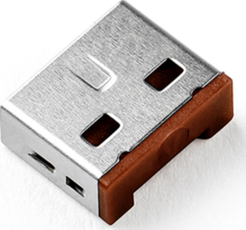 Smartkeeper UL03PKBN Schnittstellenblockierung Schnittstellenblockierung + Schlüssel USB Typ-A Braun 6 Stück(e)