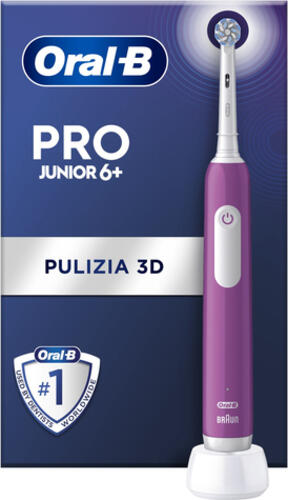 Oral-B Junior 8006540742891 Elektrische Zahnbürste Kinder Rotierende Zahnbürste Violett