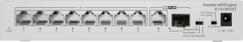 Huawei CloudEngine S110-8P2ST Power over Ethernet (PoE) Grau