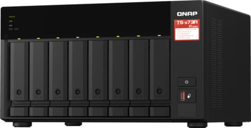 QNAP TS-873A NAS Tower Ethernet/LAN Schwarz V1500B