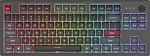Montech MKey TKL, Layout: DE, mechanisch, Gateron G Pro 2.0 RED, RGB, Gaming-Tastatur