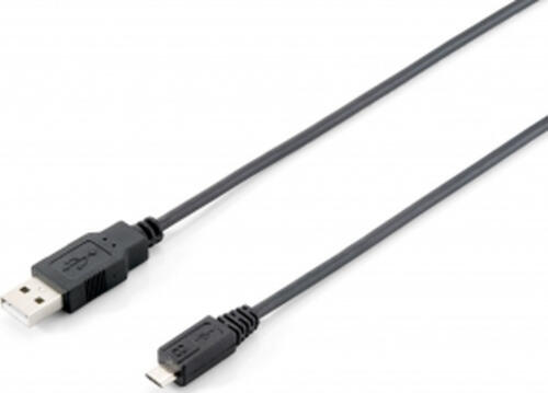 Equip 128594 USB Kabel 1 m USB 2.0 USB A Micro-USB B Schwarz