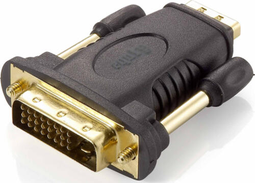 Equip 118908 Kabeladapter DVI (24+1) HDMI A Schwarz
