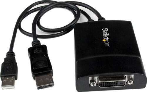 StarTech.com DisplayPort auf Dual Link DVI Aktiv Konverter mit Stromversorgung über USB