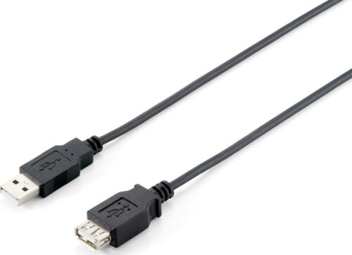 Equip 128852 USB Kabel 5 m USB 2.0 USB A Schwarz