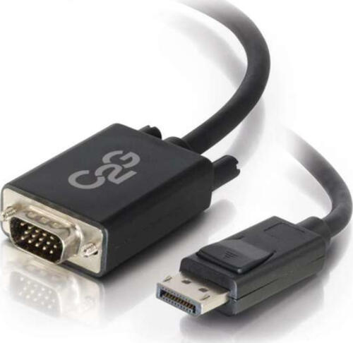 C2G 84331 Videokabel-Adapter 1 m DisplayPort VGA (D-Sub) Schwarz