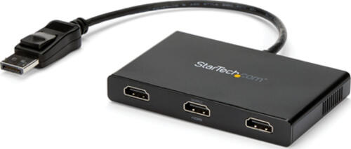 StarTech.com 3-Port Multi-Monitor Adapter - DisplayPort 1.2 auf 3x HDMI MST Hub - Drei 1080p HDMI Monitore - Erweitertes oder Gespiegeltes Modus - nur Windows PCs - DP auf 3x HDMI