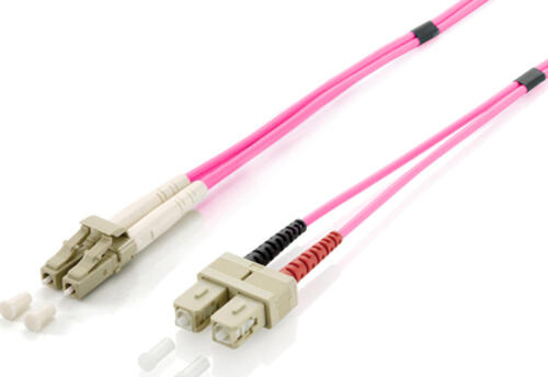 Equip 255536 InfiniBand/Glasfaserkabel 10 m 2x LC 2x SC Pink