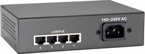 LevelOne FEP-0511 Netzwerk-Switch Fast Ethernet (10/100) Power over Ethernet (PoE) Grau