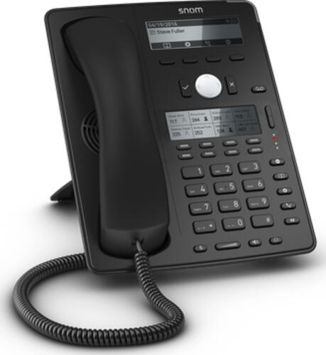 snom D745, VoIP-Telefon (schnurgebunden), Anruferanzeige, Freisprecheinrichtung, Wideband, SIP (12 Accounts), programmierbare Tasten (8), hörgerätekompatibel