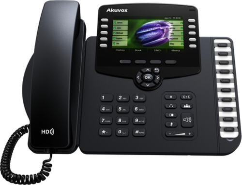 Akuvox SP-R67G IP-Telefon Schwarz 6 Zeilen TFT