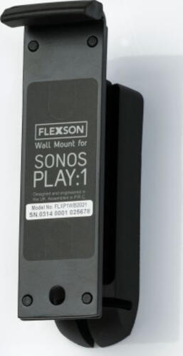 Flexson FLXS1WM1021 Lautsprecher-Halterung Wand Schwarz