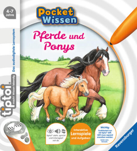 Ravensburger tiptoi Pferde und Ponys