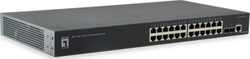 LevelOne GTL-2661 Netzwerk-Switch Managed L2 Gigabit Ethernet (10/100/1000) Schwarz